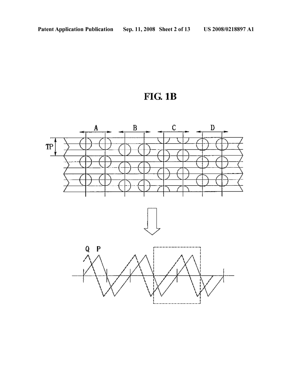 DATA STORAGE APPARATUS, ASSEMBLING METHOD THEREOF AND APPARATUS FOR GENERATING TRACKING POSITION ERROR SIGNAL - diagram, schematic, and image 03