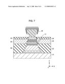 TUNNELING MAGNETORESISTIVE ELEMENT WHICH INCLUDES Mg-O BARRIER LAYER AND IN WHICH NONMAGNETIC METAL SUBLAYER IS DISPOSED IN ONE OF MAGNETIC LAYERS diagram and image