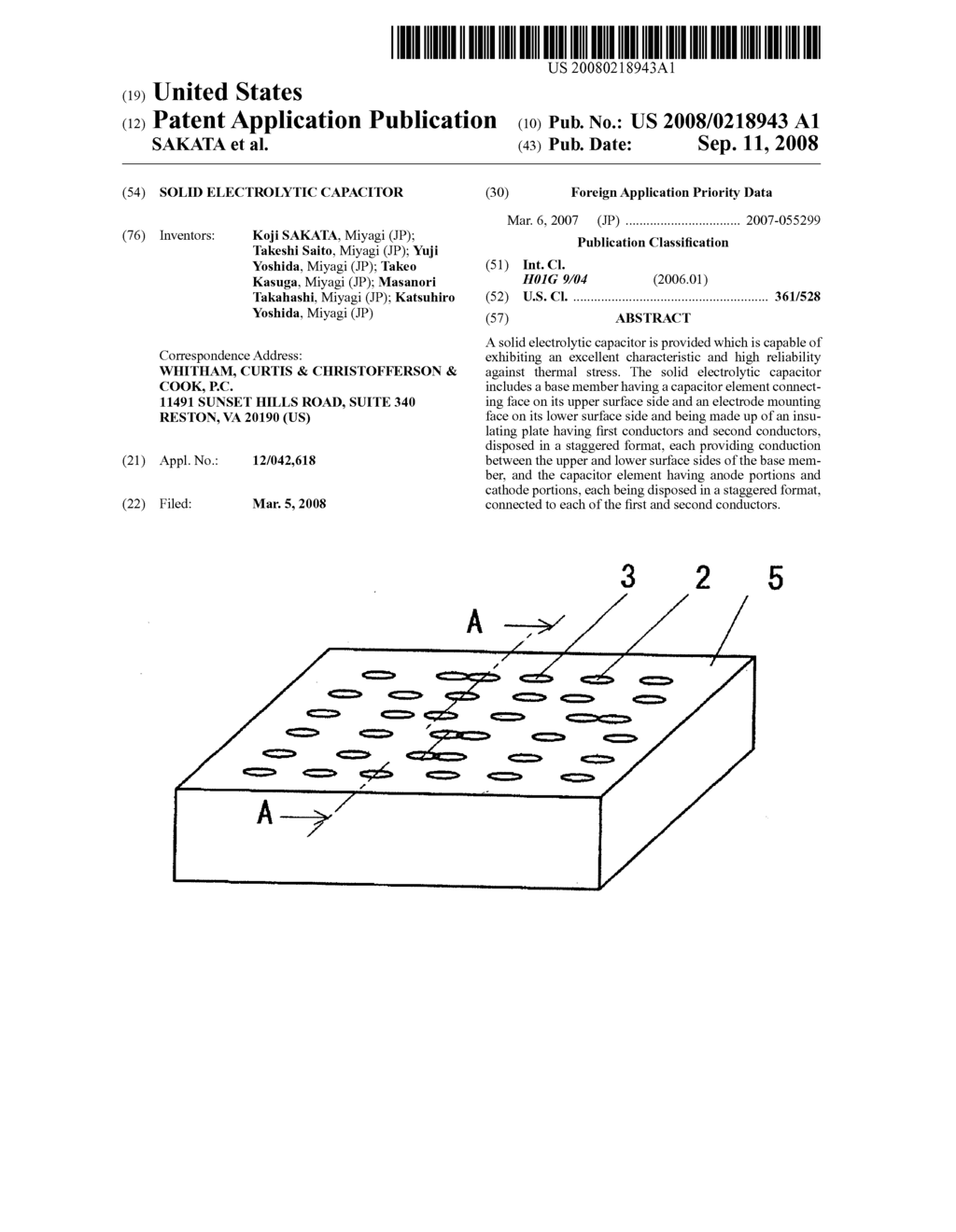 SOLID ELECTROLYTIC CAPACITOR - diagram, schematic, and image 01