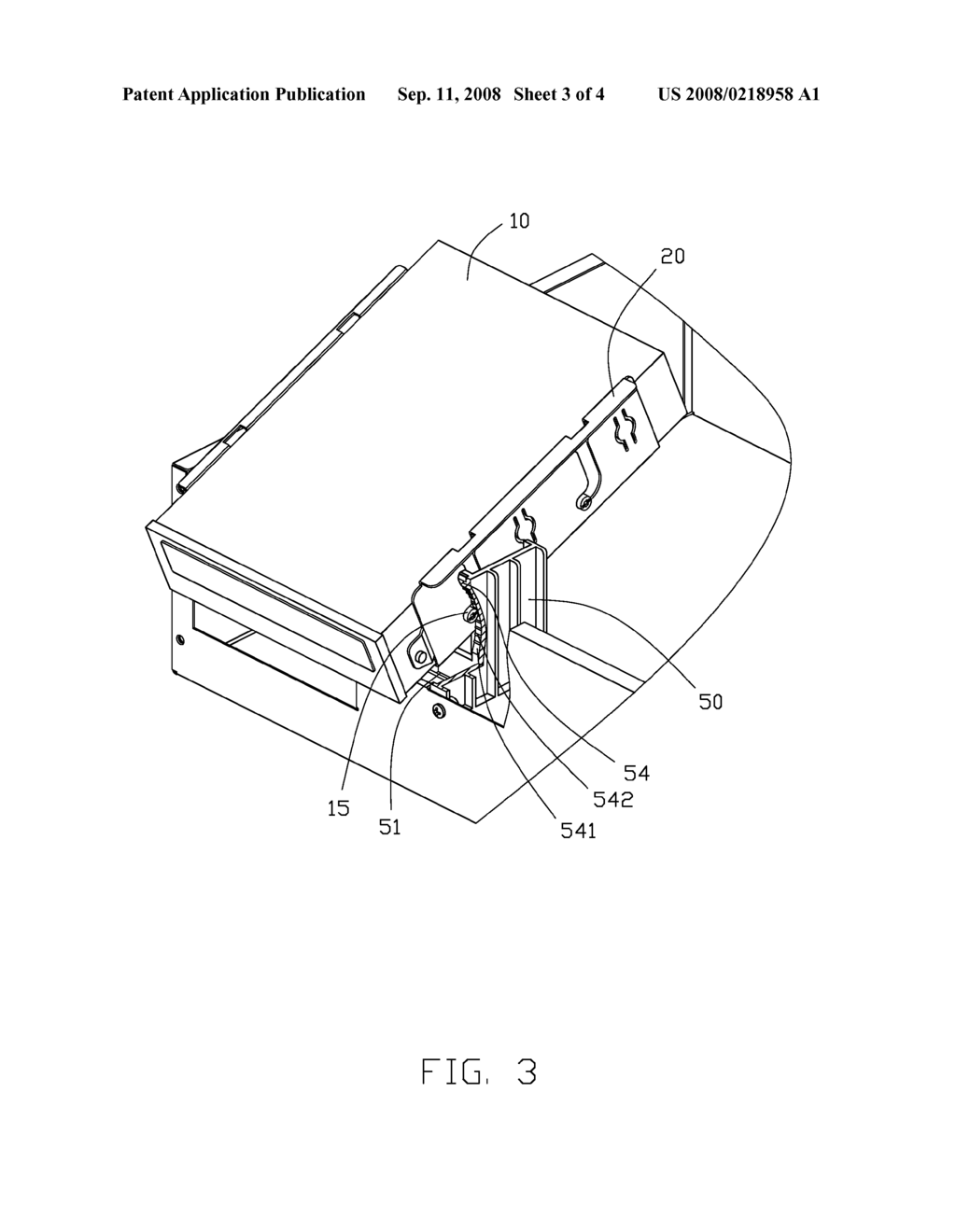 COMPUTER ENCLOSURE WITH DRIVE BRACKET - diagram, schematic, and image 04