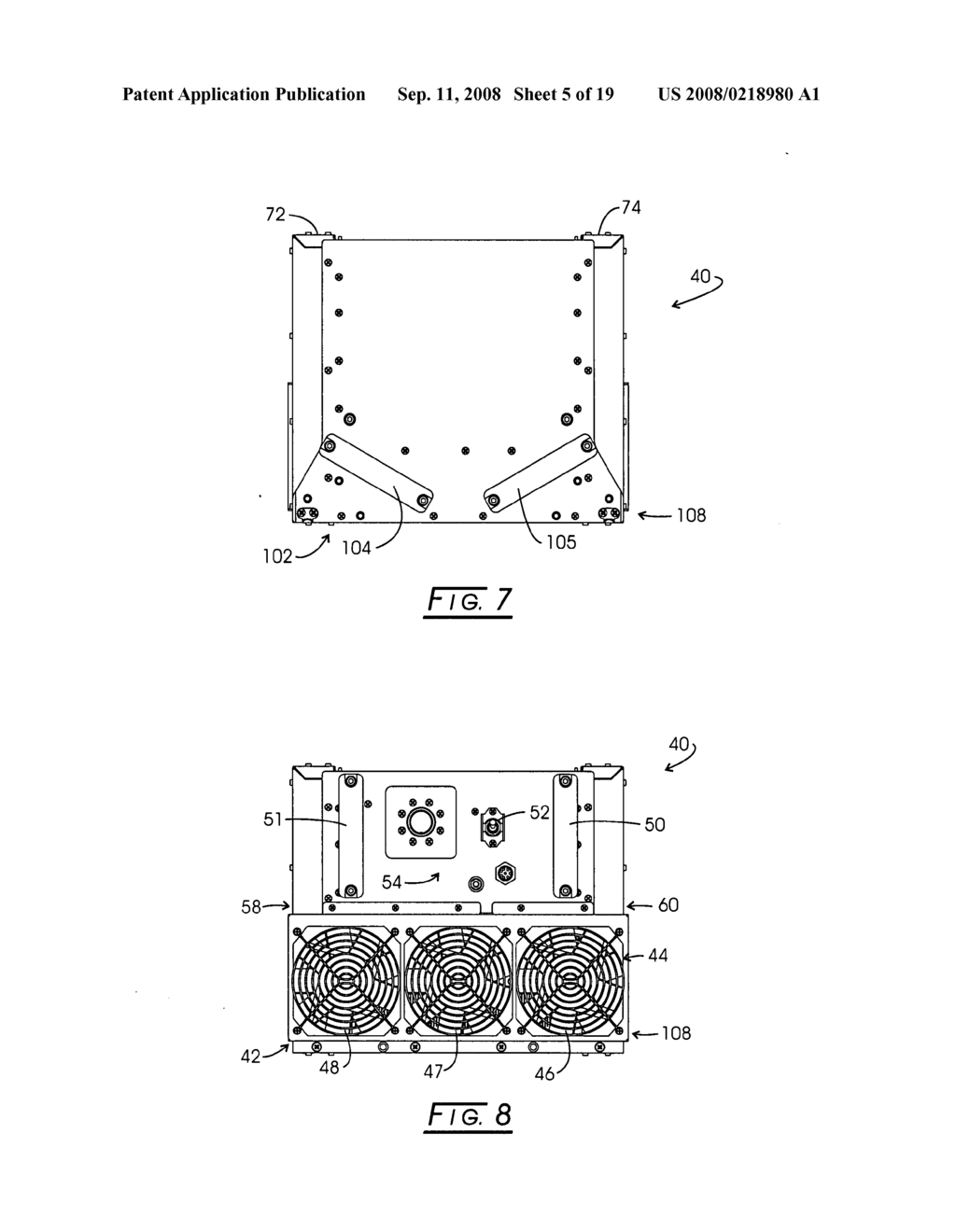 Method and system for dissipating thermal energy from conduction-cooled circuit card assemblies which employ remote heat sinks and heat pipe technology - diagram, schematic, and image 06