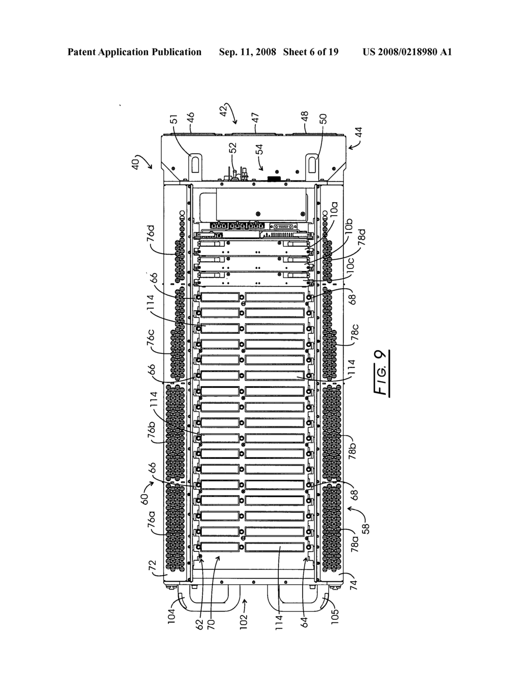 Method and system for dissipating thermal energy from conduction-cooled circuit card assemblies which employ remote heat sinks and heat pipe technology - diagram, schematic, and image 07