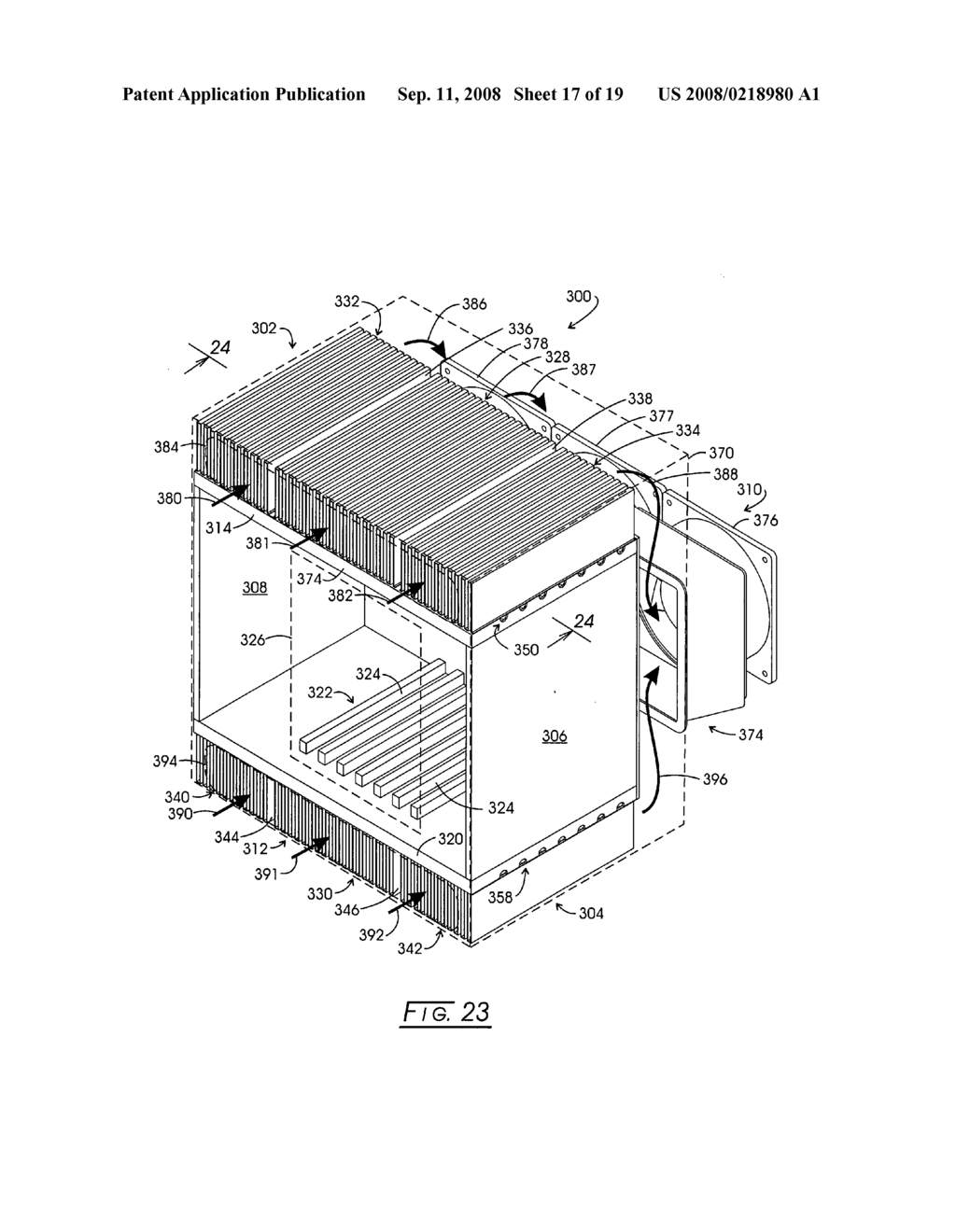 Method and system for dissipating thermal energy from conduction-cooled circuit card assemblies which employ remote heat sinks and heat pipe technology - diagram, schematic, and image 18