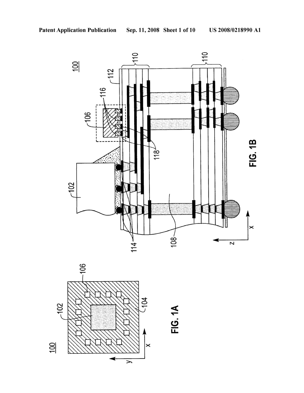 ELECTRONIC COMPONENTS ON TRENCHED SUBSTRATES AND METHOD OF FORMING SAME - diagram, schematic, and image 02