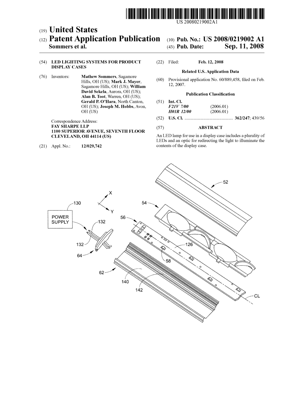 LED LIGHTING SYSTEMS FOR PRODUCT DISPLAY CASES - diagram, schematic, and image 01