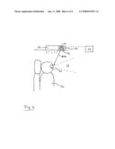 Aircraft having an illumination device diagram and image