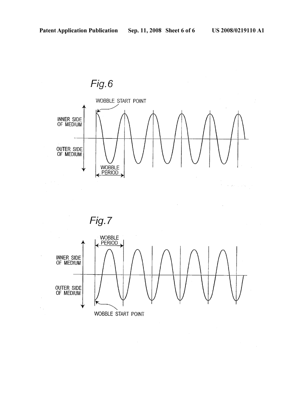 WOBBLE INFORMATION RECORDING METHOD, INFORMATION RECORDING MEDIUM, AND RECORDING AND REPRODUCTION METHOD AND APPARATUS THEREOF - diagram, schematic, and image 07