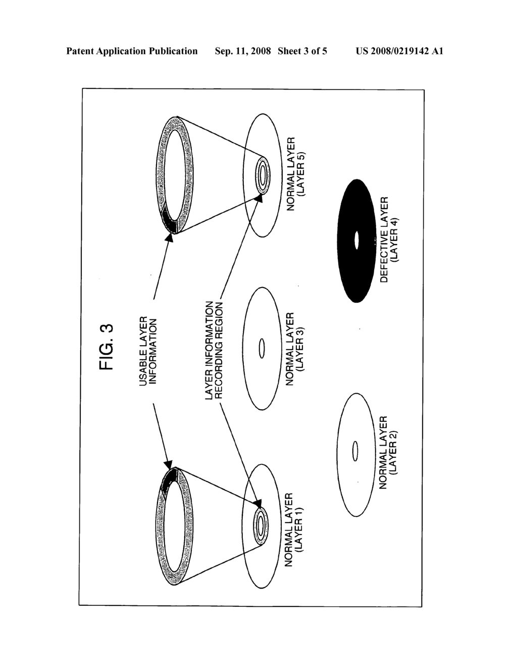 Multi layer optical disc and optical disc apparatus capable of coping with the multi layer optical disc - diagram, schematic, and image 04