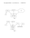 Switch method for ensuring communication continuity in mobile communication system diagram and image