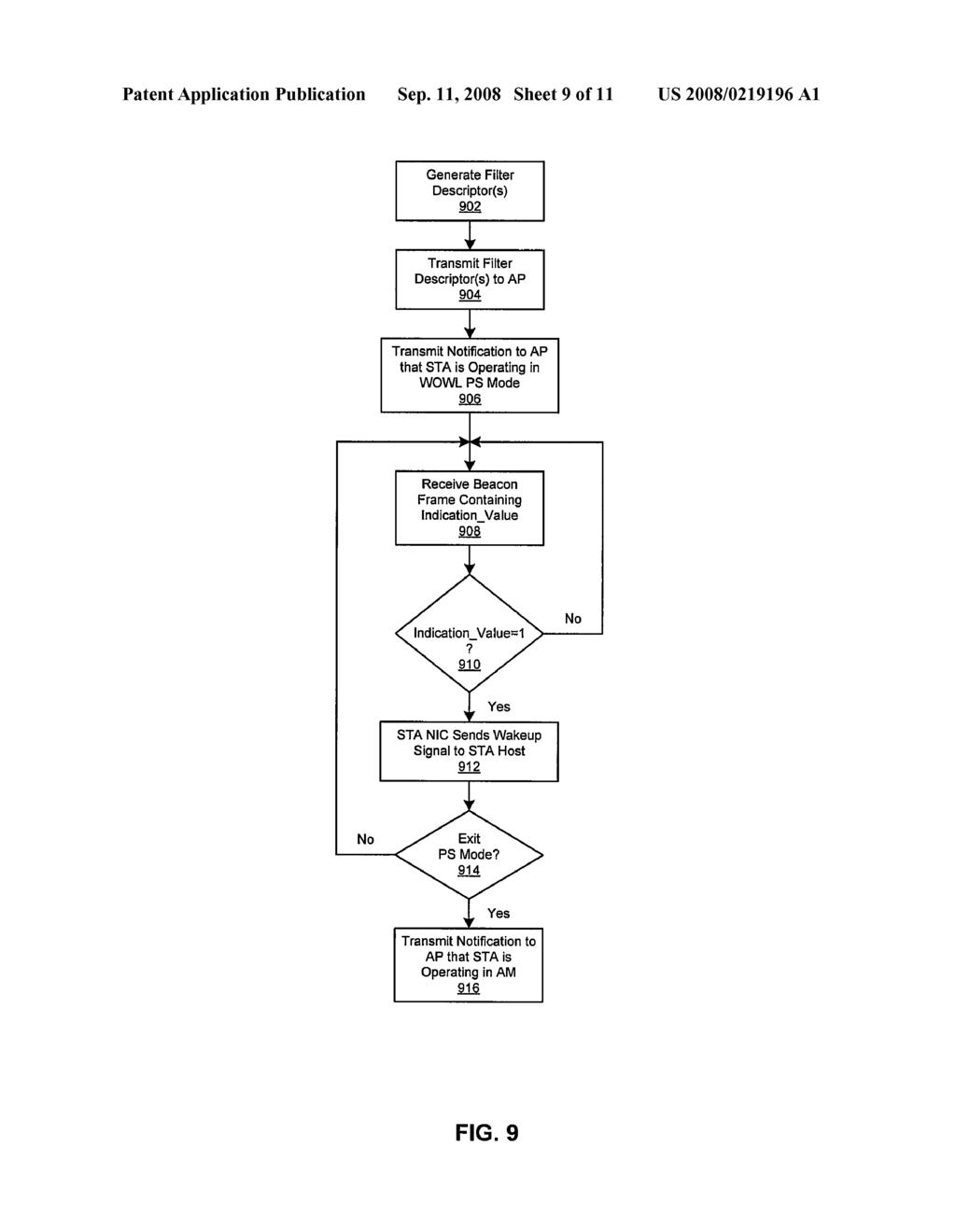 INFRASTRUCTURE OFFLOAD WAKE ON WIRELESS LAN (WOWL) - diagram, schematic, and image 10