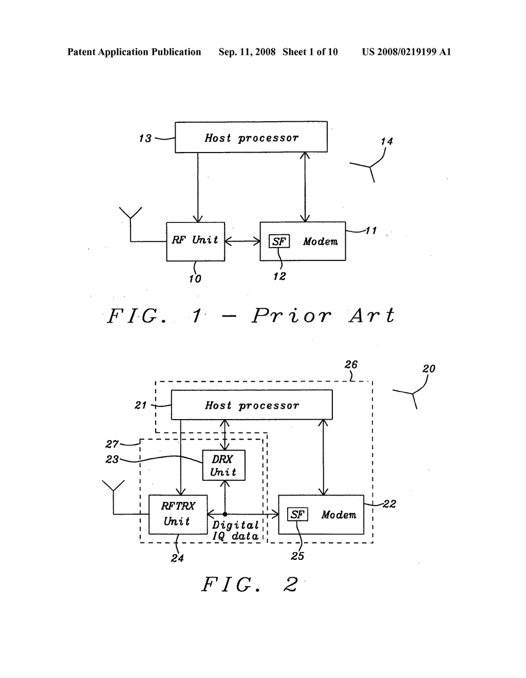 WCDMA device and method for discontinuous reception for power saving in idle mode and flexible monitoring of neighboring cells - diagram, schematic, and image 02