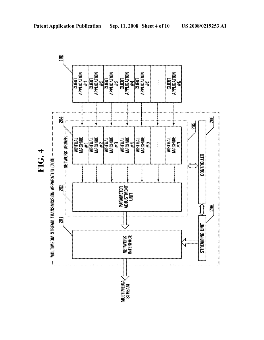 APPARATUS AND METHOD FOR TRANSMITTING MULTIMEDIA STREAM - diagram, schematic, and image 05