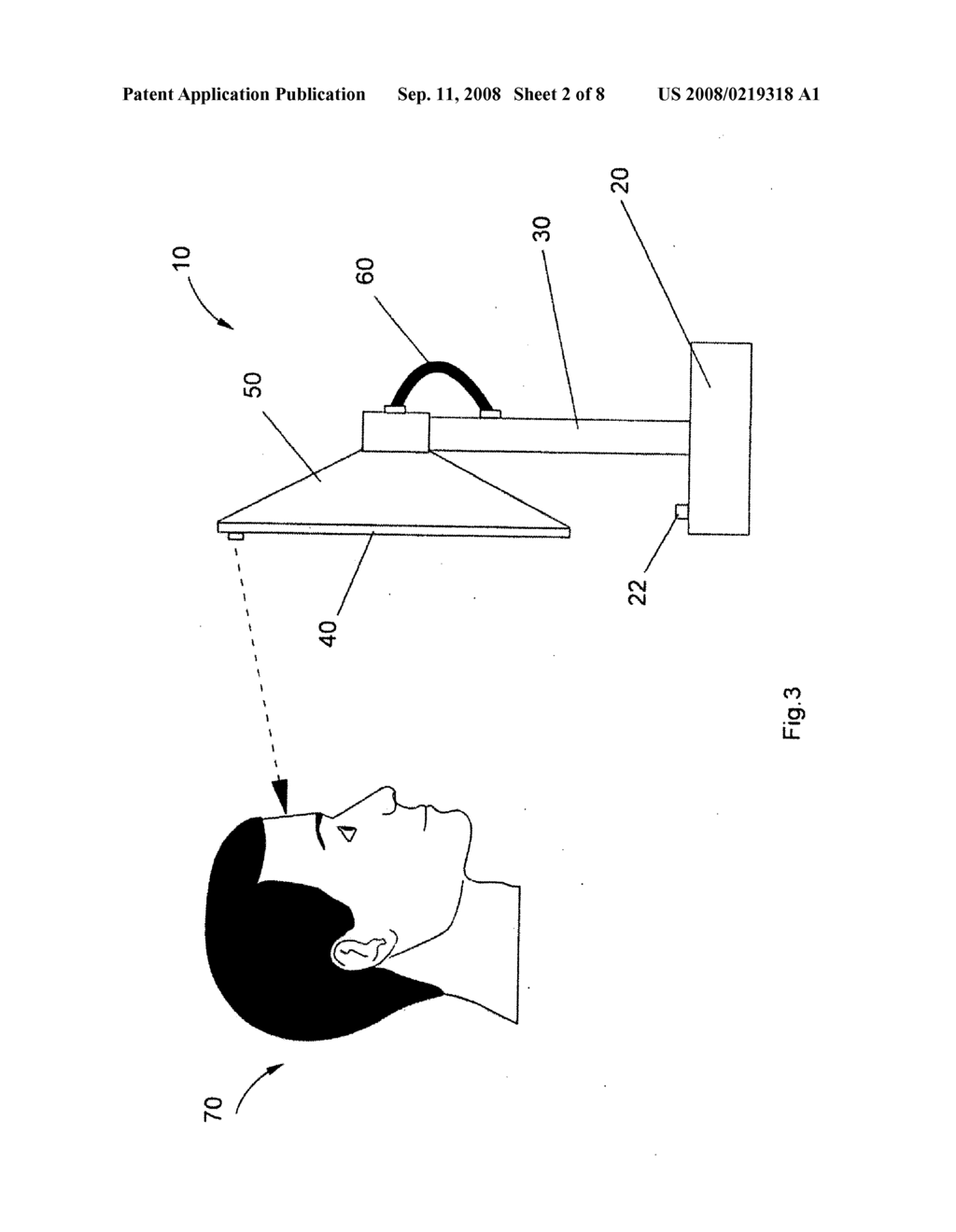 Mirror with non-invasive temperature sensing device - diagram, schematic, and image 03