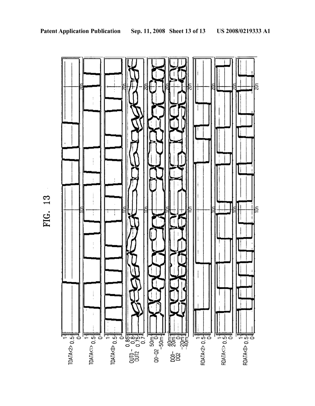 Signal transceiver for differential data communication of ternary data and method therefor - diagram, schematic, and image 14