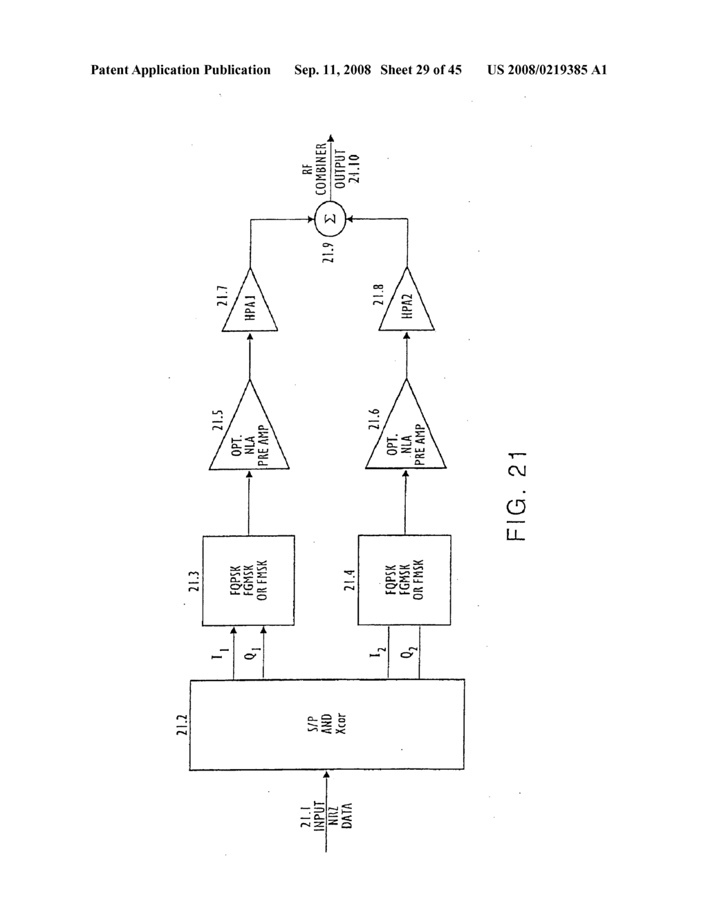 METHODS AND SYSTEMS FOR TRANSMISSION OF MULTIPLE MODULATED SIGNALS OVER WIRELESS NETWORKS - diagram, schematic, and image 30