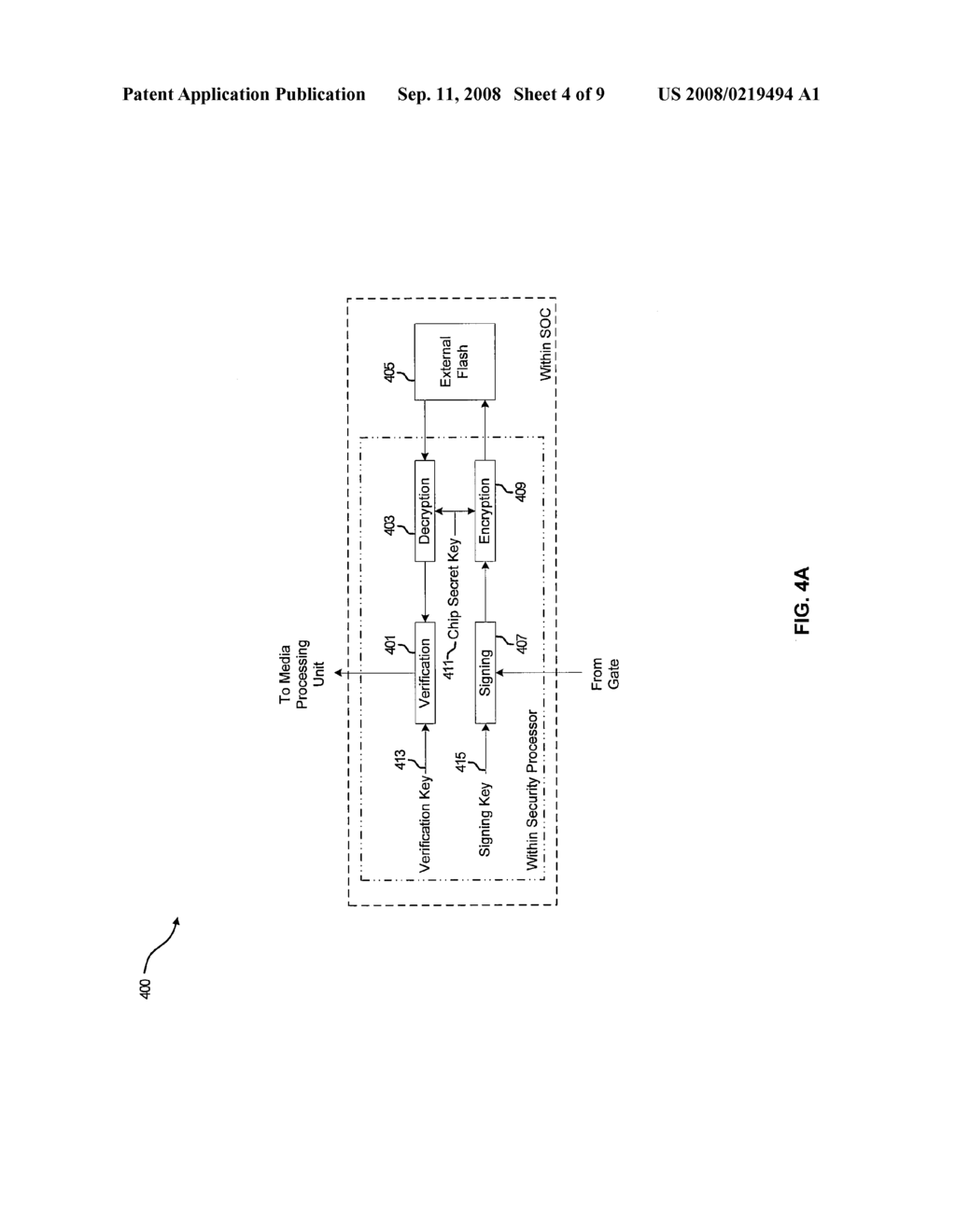 Method and System For Watermark Embedding in a Multimedia System-On -Chip - diagram, schematic, and image 05