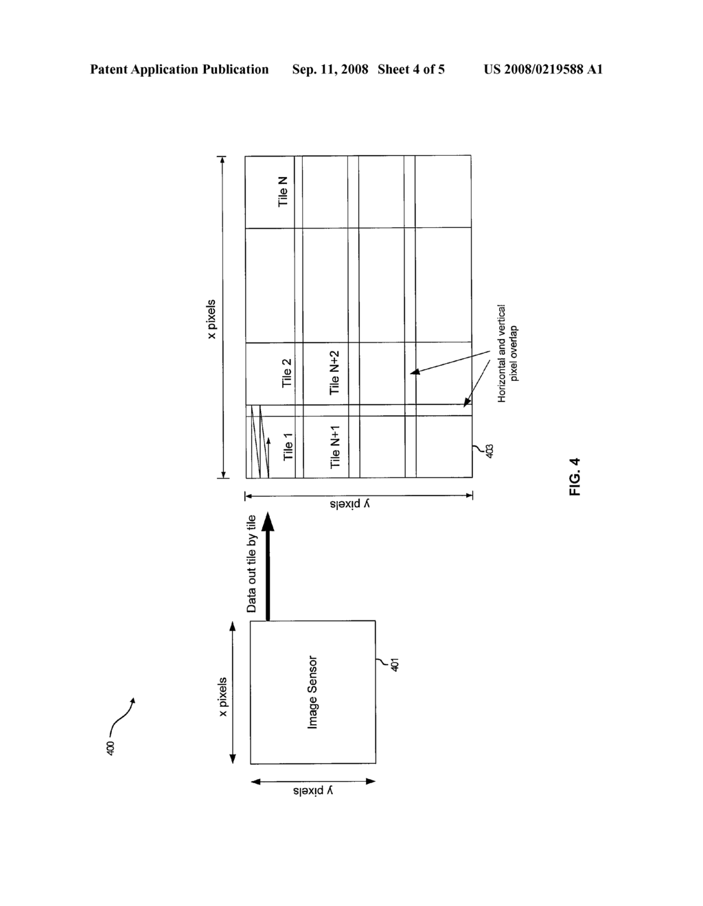 TILED OUTPUT MODE FOR IMAGE SENSORS - diagram, schematic, and image 05