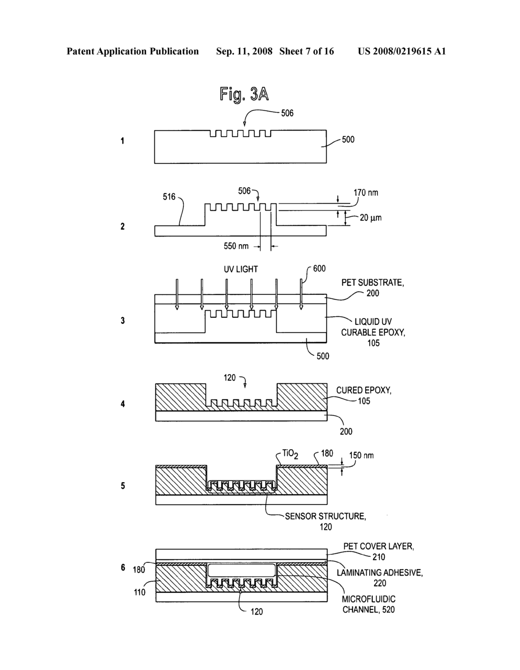 Photonic crystal sensors with intergrated fluid containment structure - diagram, schematic, and image 08