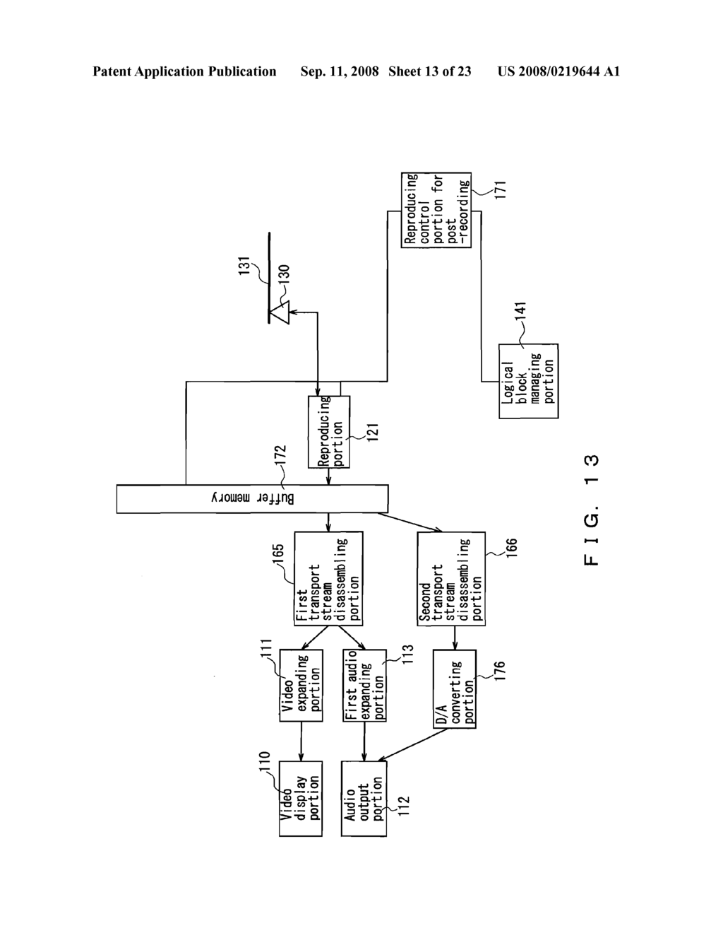 AUDIO/VIDEO INFORMATION RECORDING/REPRODUCING DEVICE AND METHOD THEREFOR - diagram, schematic, and image 14