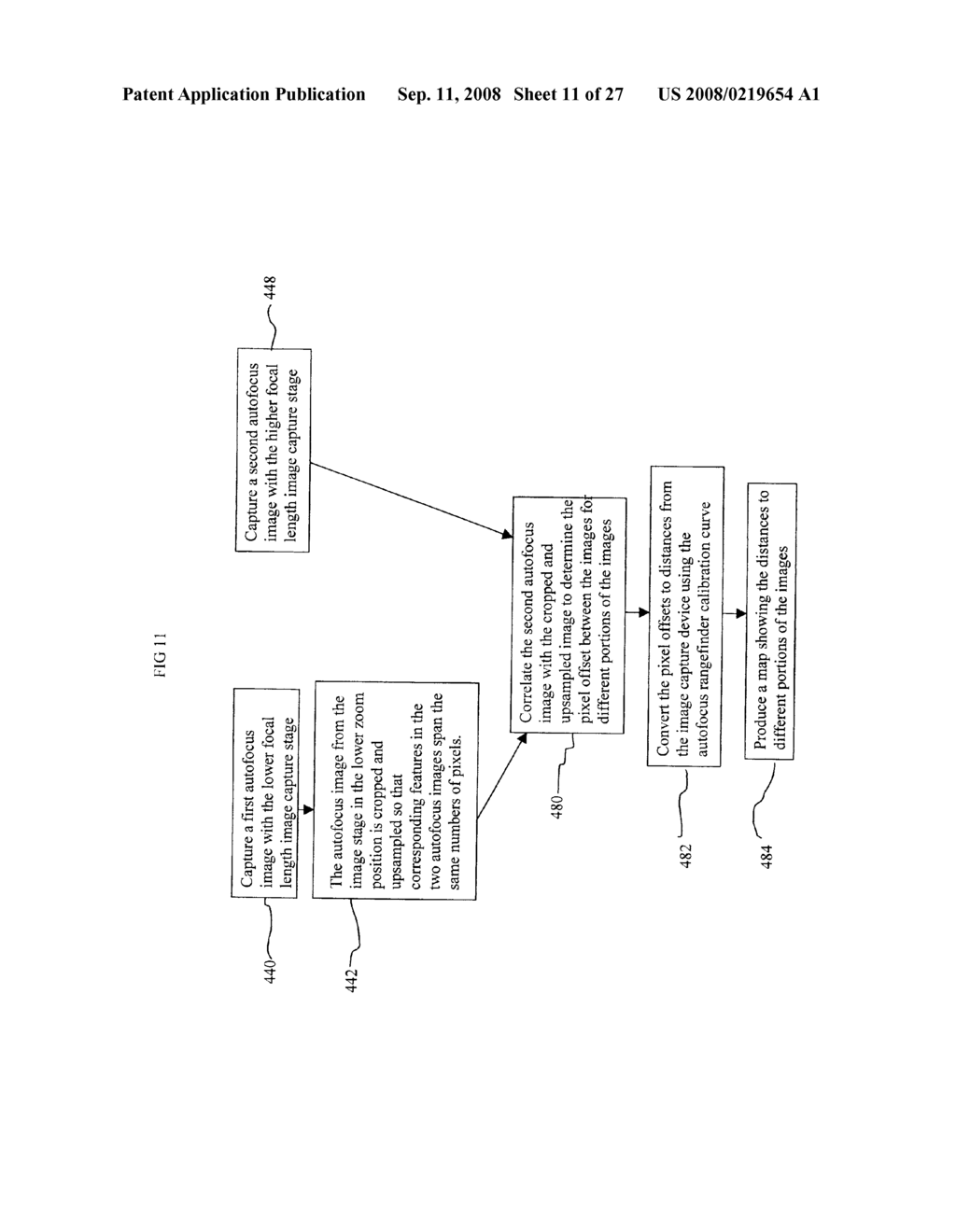 CAMERA USING MULTIPLE LENSES AND IMAGE SENSORS TO PROVIDE IMPROVED FOCUSING CAPABILITY - diagram, schematic, and image 12