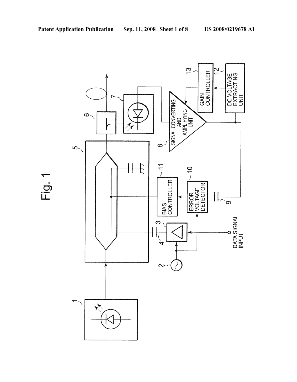 CONTROL SYSTEM AND CONTROL METHOD FOR CONTROLLING OPTICAL MODULATOR - diagram, schematic, and image 02