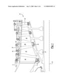 SMALL RADIAL PROFILE SHROUD FOR VARIABLE VANE STRUCTURE IN A GAS TURBINE ENGINE diagram and image