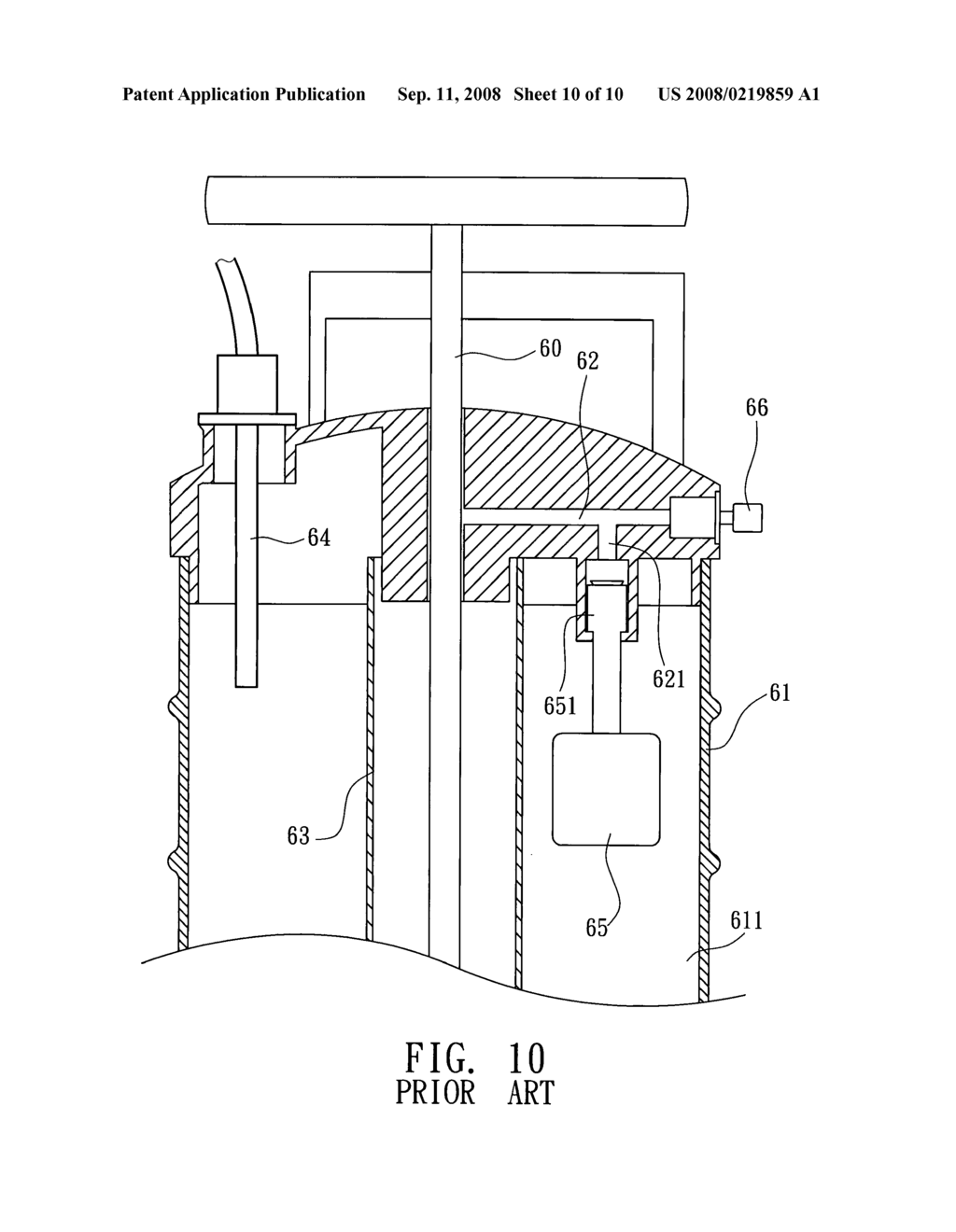 Automatic pressure-relieving apparatus for suction pump - diagram, schematic, and image 11