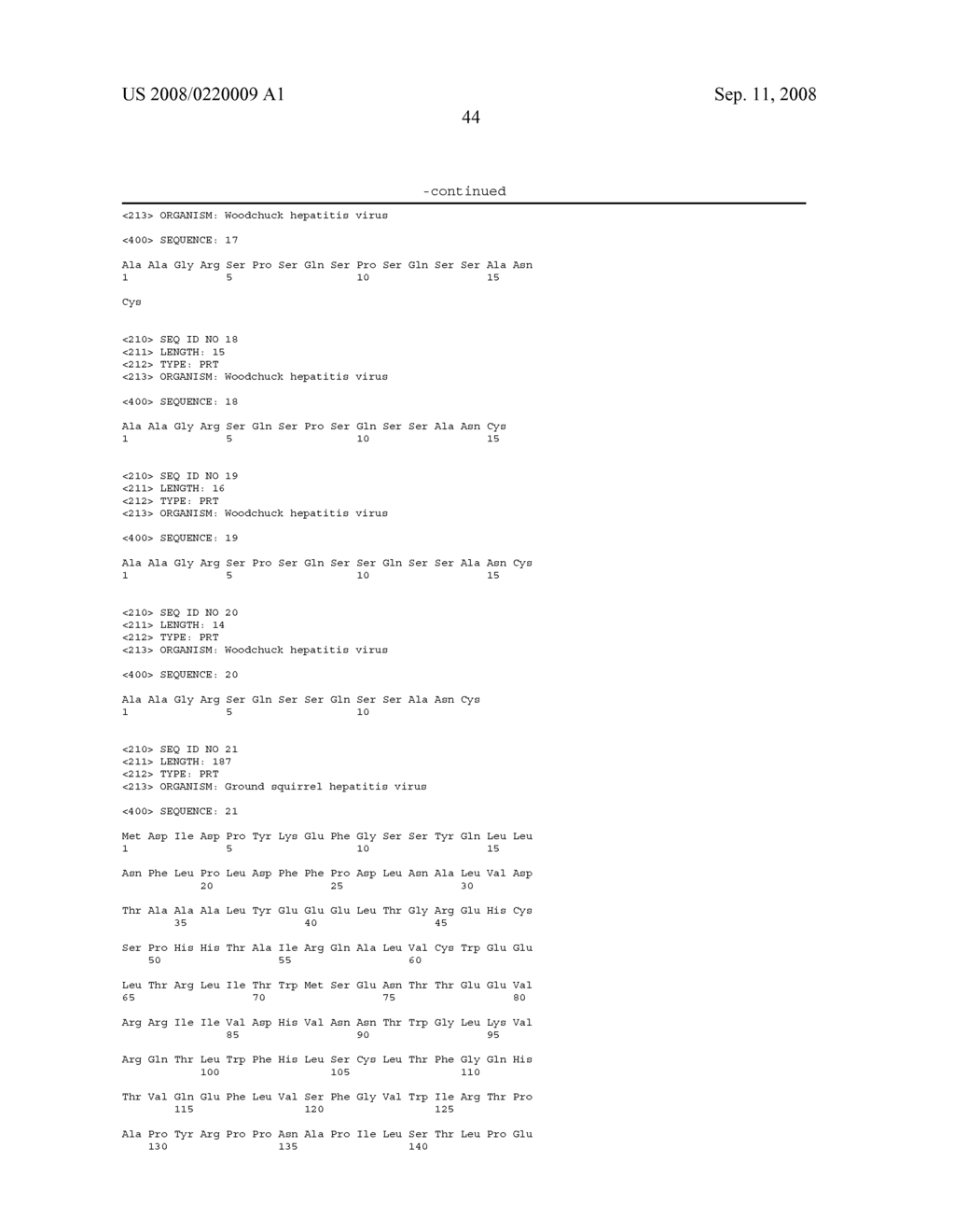 Rodent hepatitis B virus core proteins as vaccine platforms and methods of thereof - diagram, schematic, and image 87