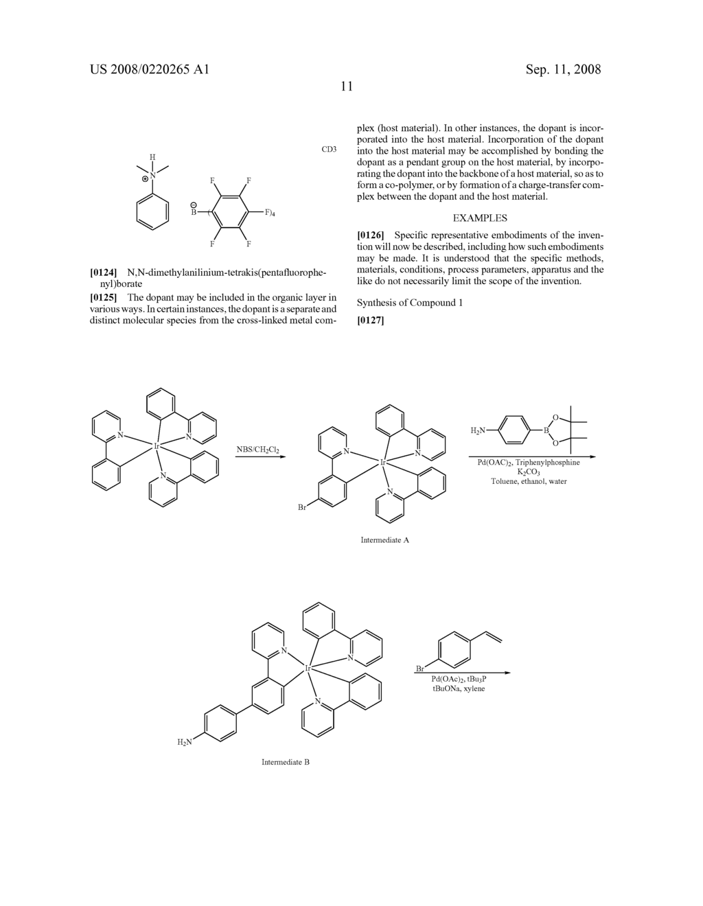 Cross-linkable Iridium Complexes and Organic Light-Emitting Devices Using the Same - diagram, schematic, and image 21