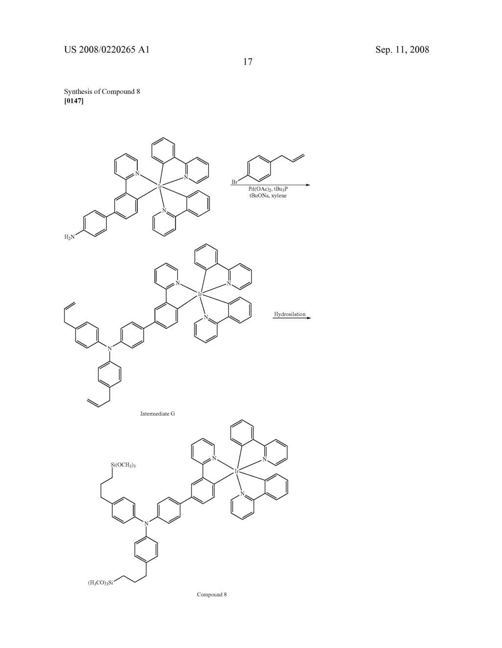 Cross-linkable Iridium Complexes and Organic Light-Emitting Devices Using the Same - diagram, schematic, and image 27