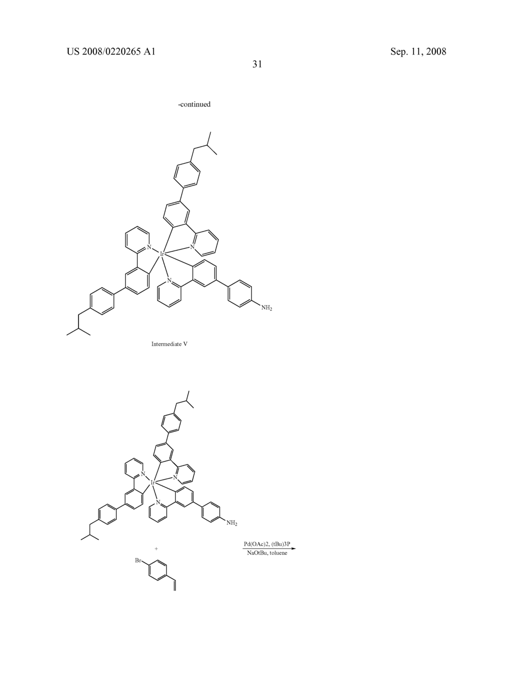 Cross-linkable Iridium Complexes and Organic Light-Emitting Devices Using the Same - diagram, schematic, and image 41