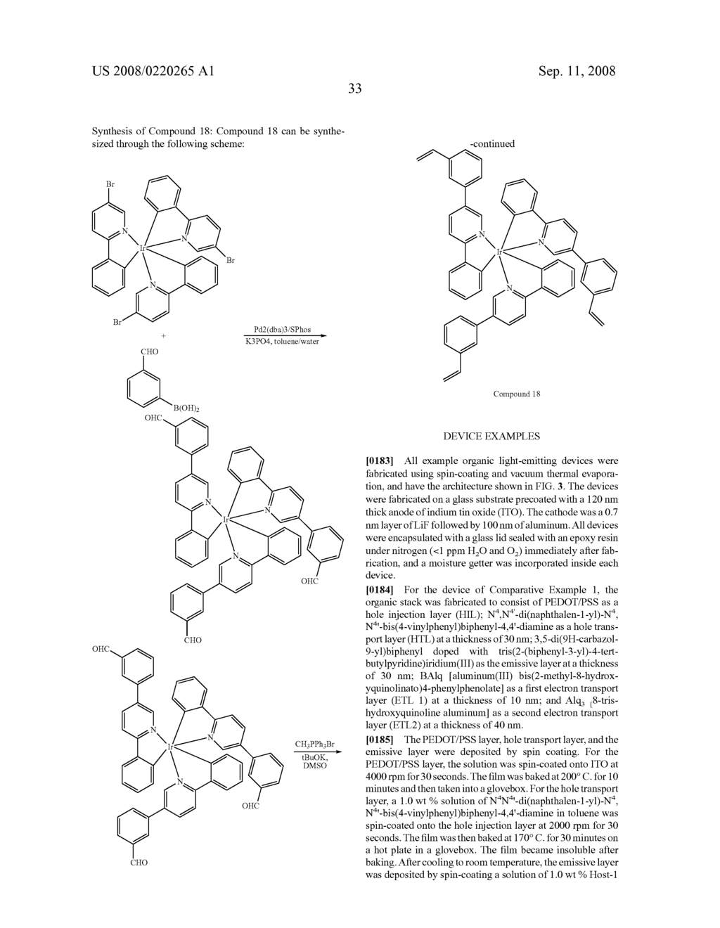 Cross-linkable Iridium Complexes and Organic Light-Emitting Devices Using the Same - diagram, schematic, and image 43