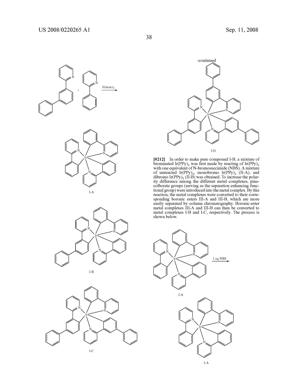 Cross-linkable Iridium Complexes and Organic Light-Emitting Devices Using the Same - diagram, schematic, and image 48