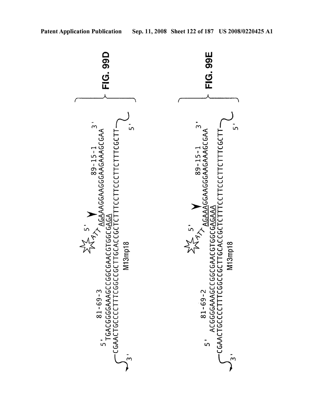 Methods and Compositions for Detecting Target Sequences - diagram, schematic, and image 123