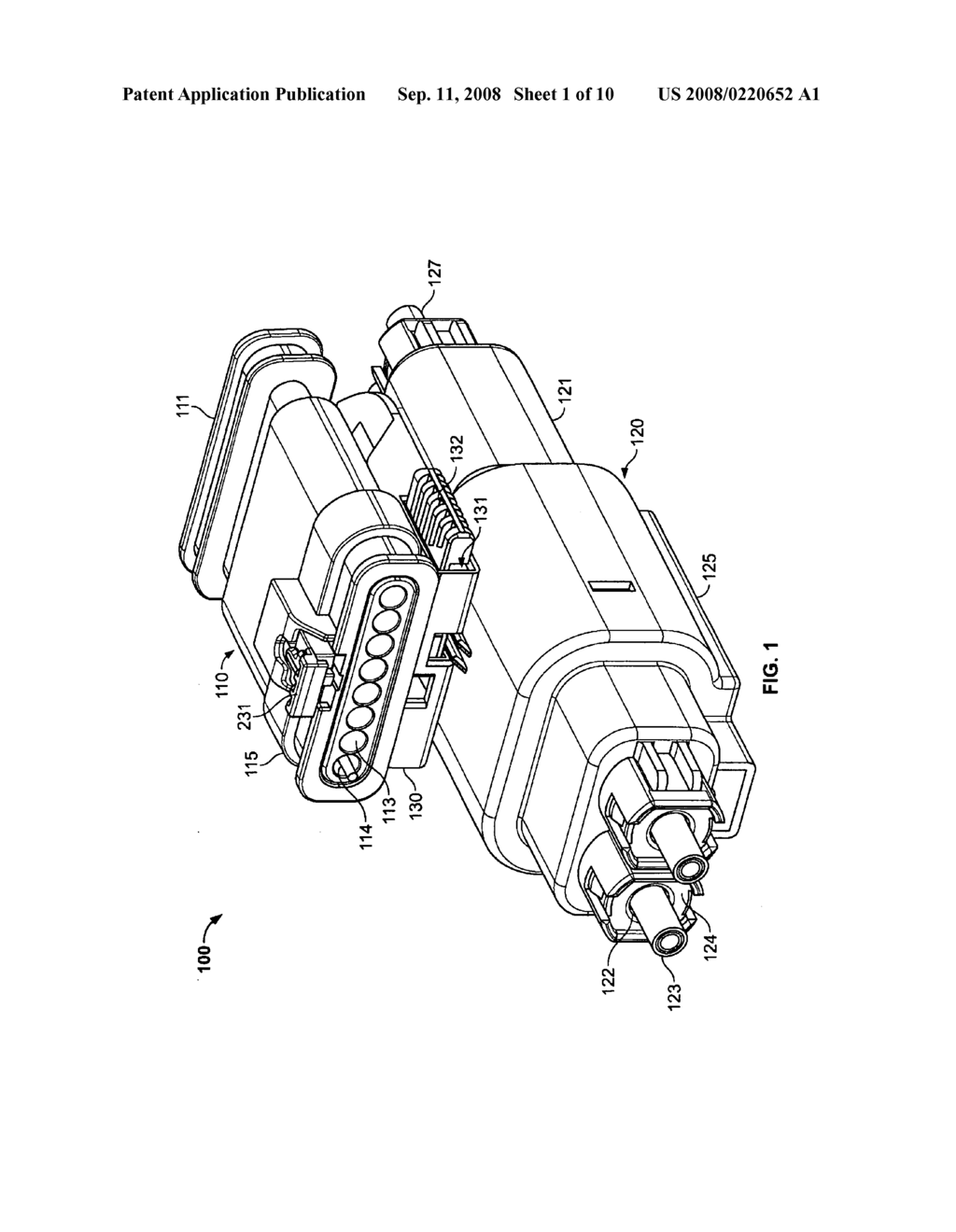 HIGH VOLTAGE SHIELDED ELECTRICAL CONNECTOR ASSEMBLY - diagram, schematic, and image 02