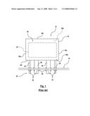 Compliant pin components for a printed circuit board assembly diagram and image