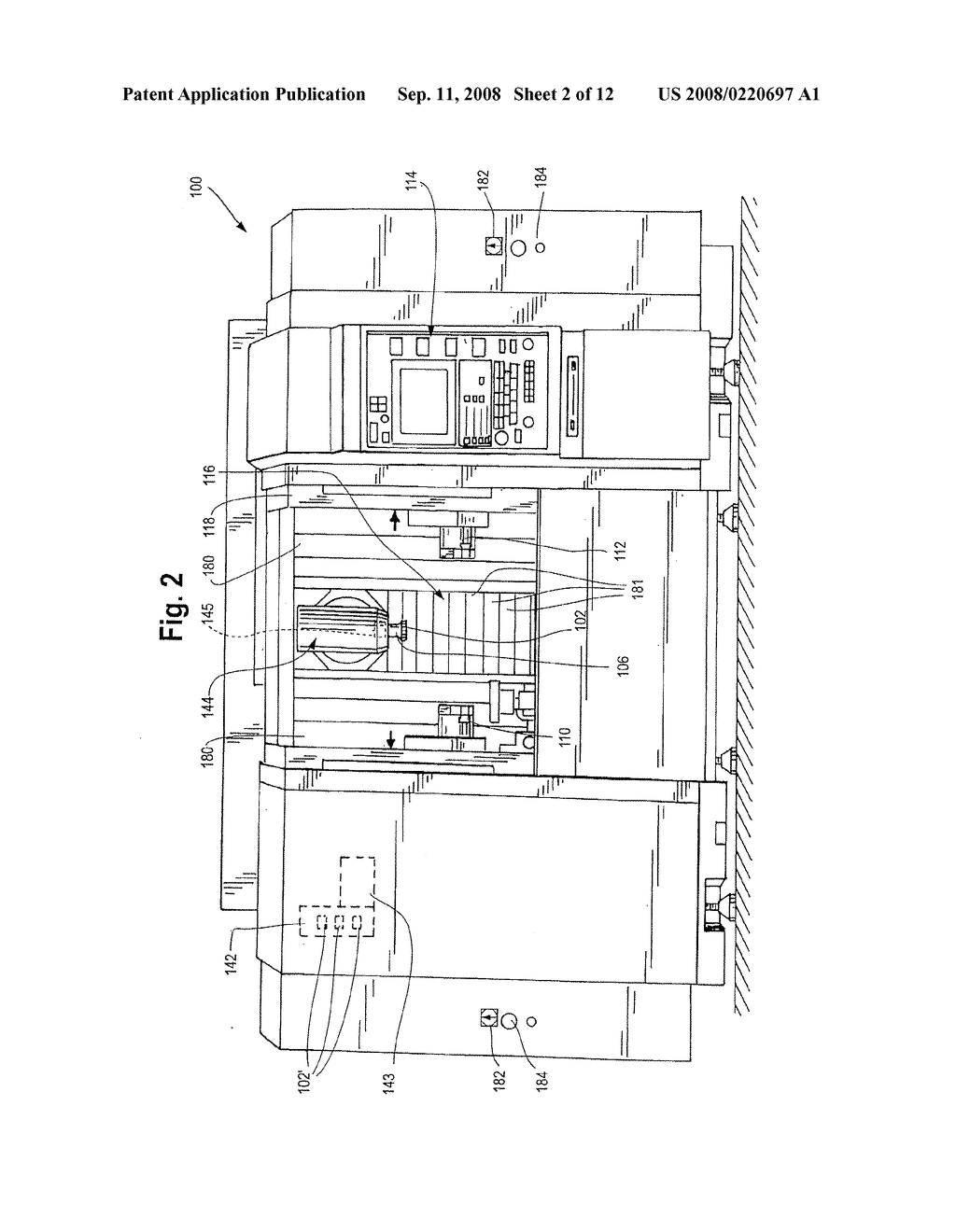 Machine Including Grinding Wheel and Wheel Dresser - diagram, schematic, and image 03