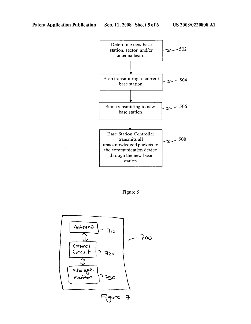 COMMUNICATIONS HANDOFF USING AN ADAPTIVE ANTENNA - diagram, schematic, and image 06