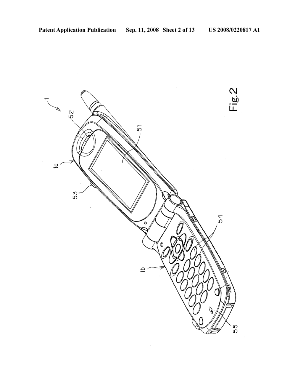 Portable terminal and portable telephone having a camera and lens cover - diagram, schematic, and image 03