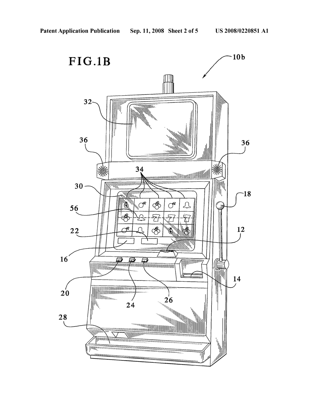 GAMING DEVICE HAVING DIFFERENT SETS OF PRIMARY AND SECONDARY REEL SYMBOLS - diagram, schematic, and image 03