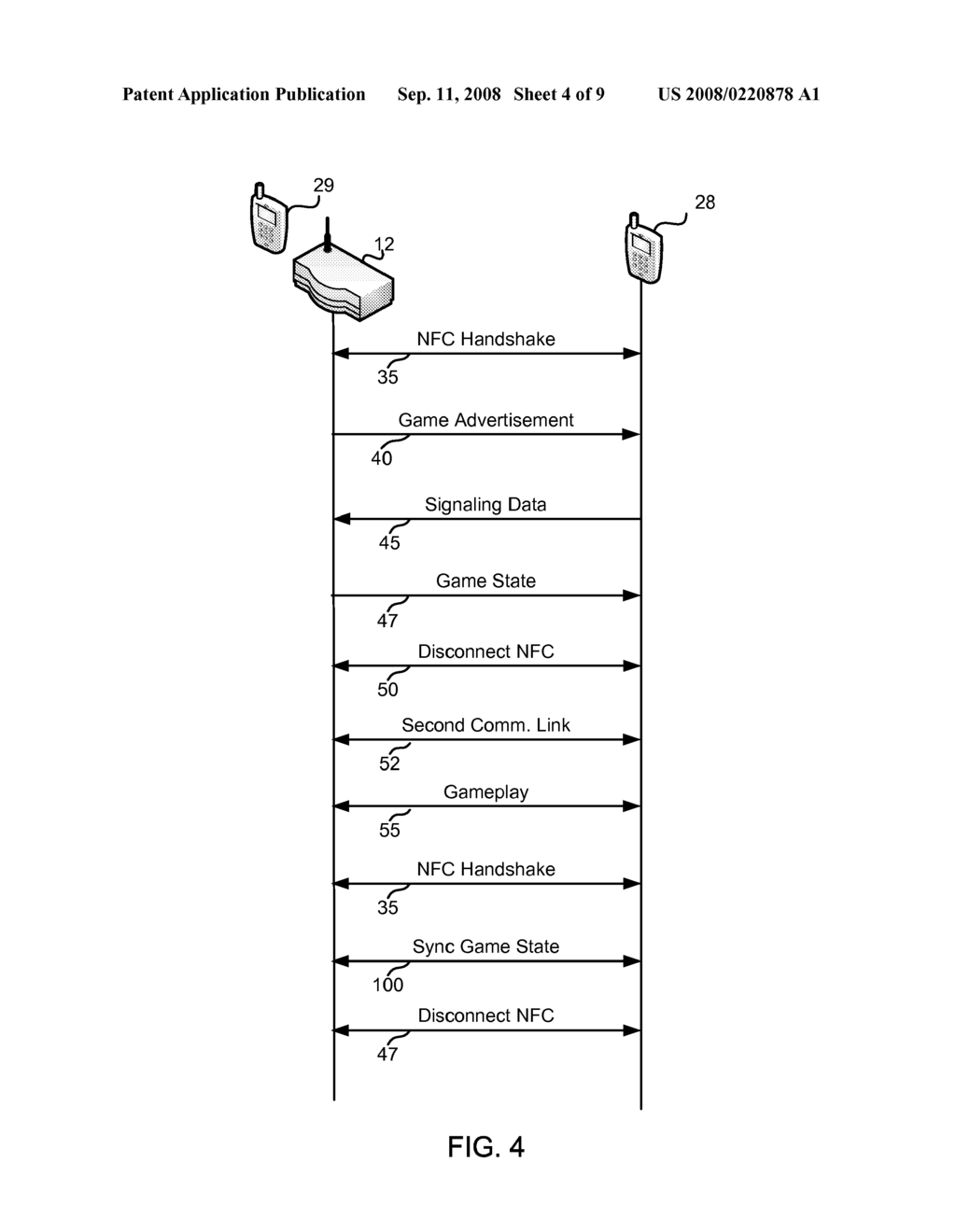 Method and Apparatus to Create or Join Gaming Sessions Based on Proximity - diagram, schematic, and image 05