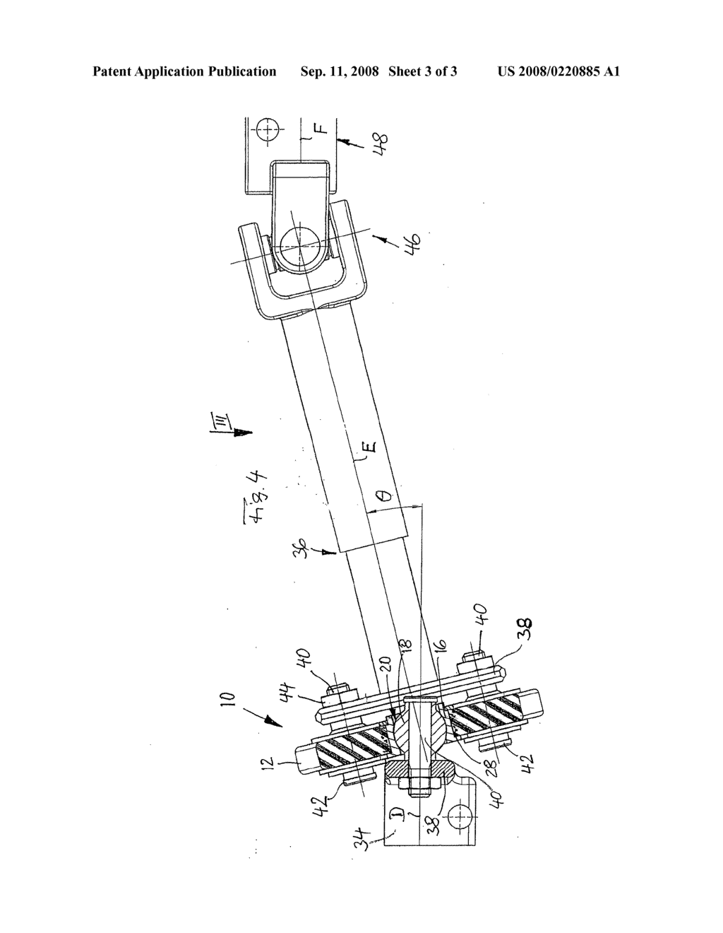 Non-Rigid Coupling for the Mutual Connection of Two Rotary Bodies, the Axes Thereof Being Inclined in Relation to Each Other - diagram, schematic, and image 04