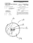 Golf ball and club handle diagram and image