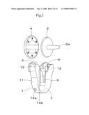 GOLF BALL MARKER HOLDER diagram and image