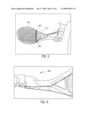 TENNIS TRAINING AID diagram and image