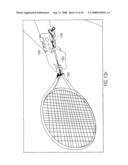 TENNIS TRAINING AID diagram and image