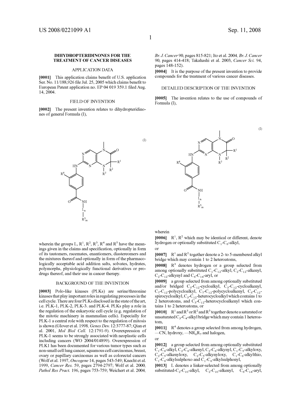 DIHYDROPTERIDINONES FOR THE TREATMENT OF CANCER DISEASES - diagram, schematic, and image 02