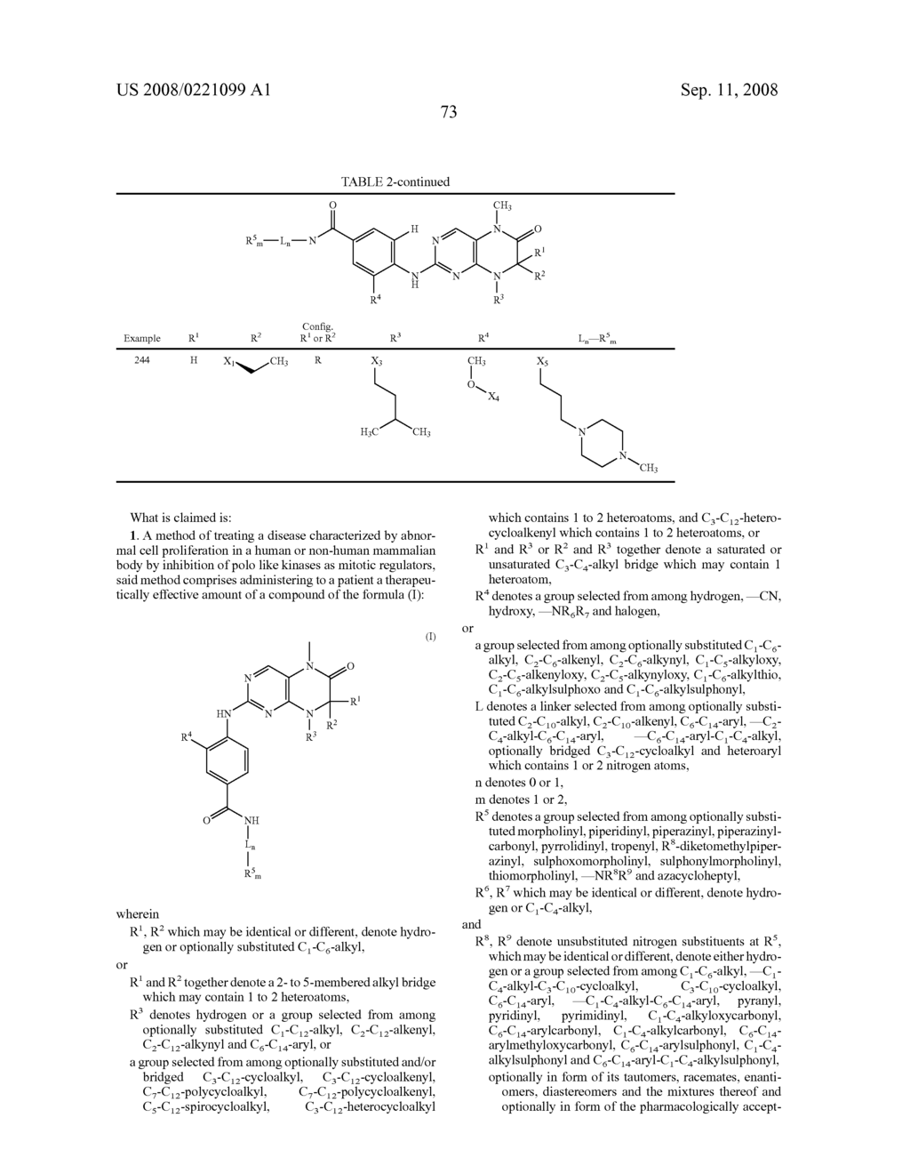 DIHYDROPTERIDINONES FOR THE TREATMENT OF CANCER DISEASES - diagram, schematic, and image 74