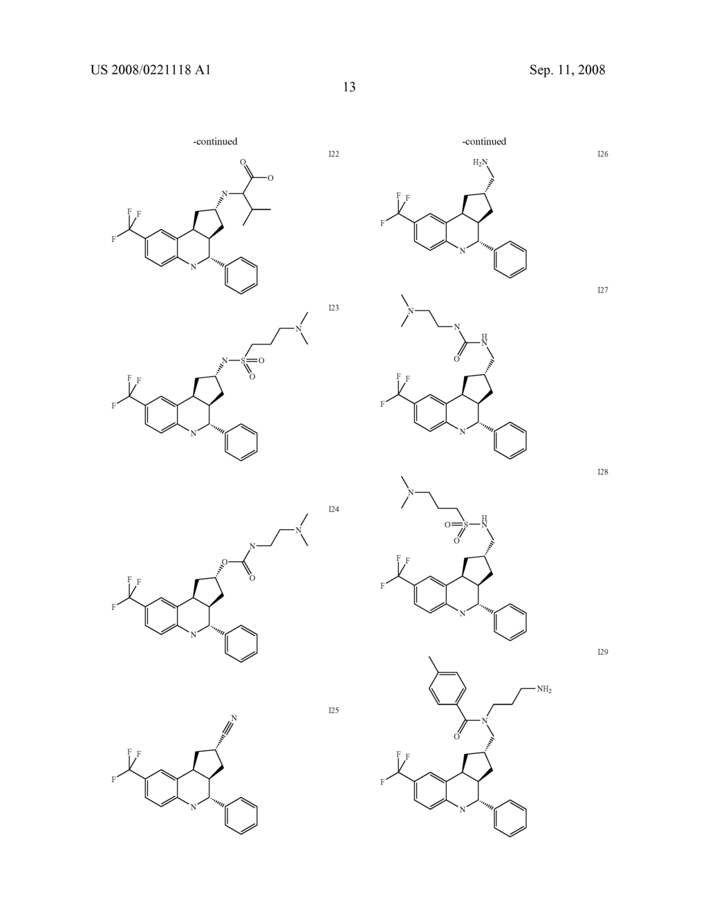 Tetrahydroquinoline Derivatives - diagram, schematic, and image 14