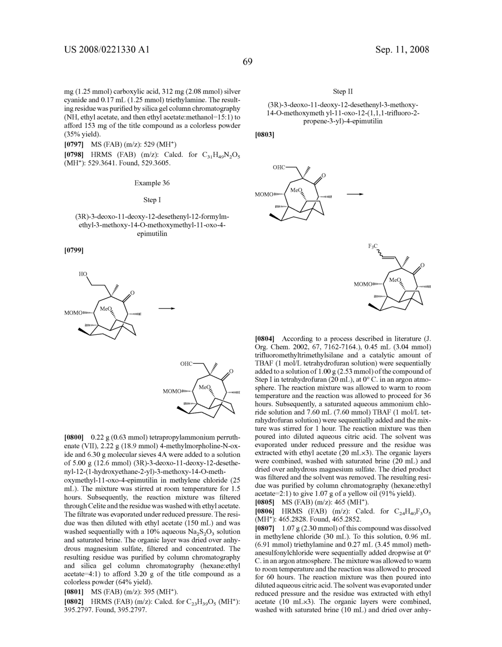 Mutilin-Derivative Substituted at Position 12 - diagram, schematic, and image 70